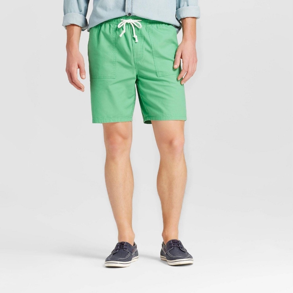New Merona Mens Fresh Green Cotton Casual Shorts